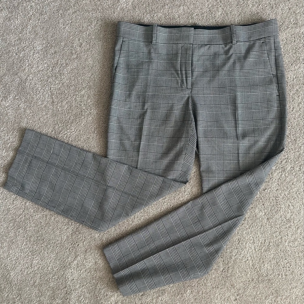 Ann Taylor Glen Plaid Trousers